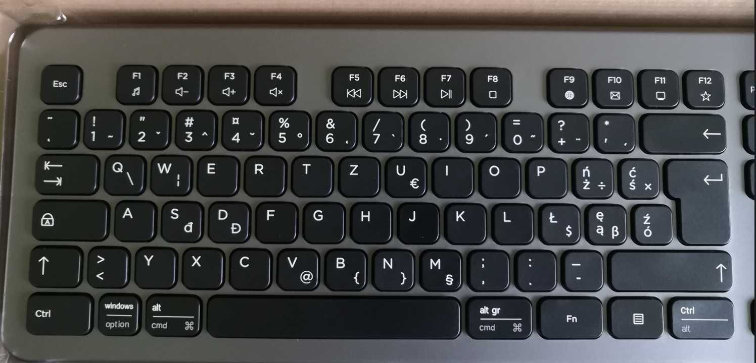 Zestaw bezprzewodowy - klawiatura + mysz QWERTZ niemiecki, austriacki