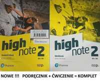 _NOWE_ High Note 2 Podręcznik + Ćwiczenia + Benchmark Pearson