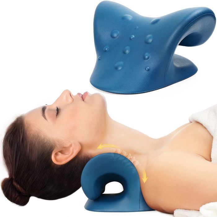 Ergonomiczny rozciągacz szyi ulga w bólu kręgosłupa szyjnego