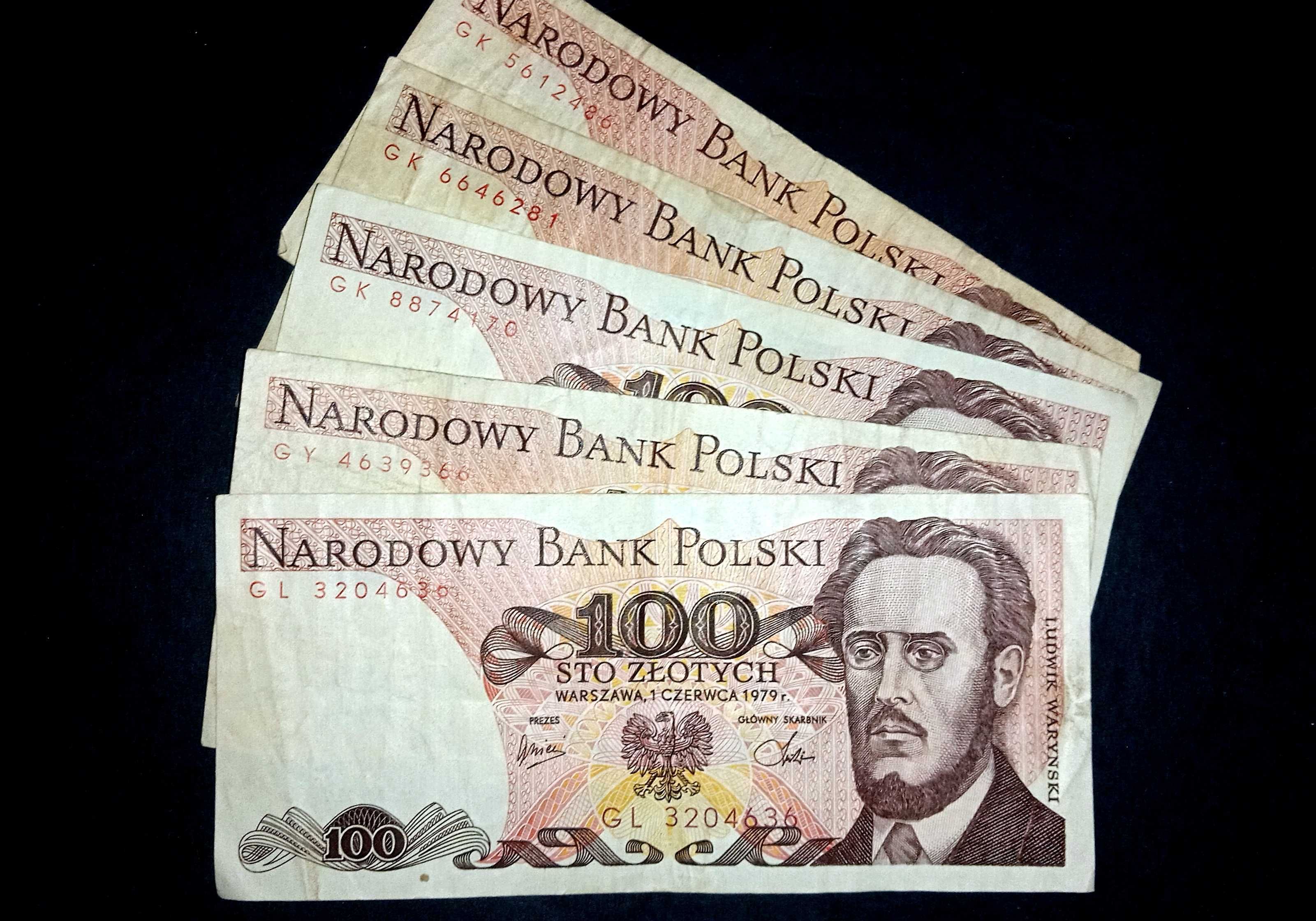 Banknot PRL 100 zł 1979   GL/GY/GK