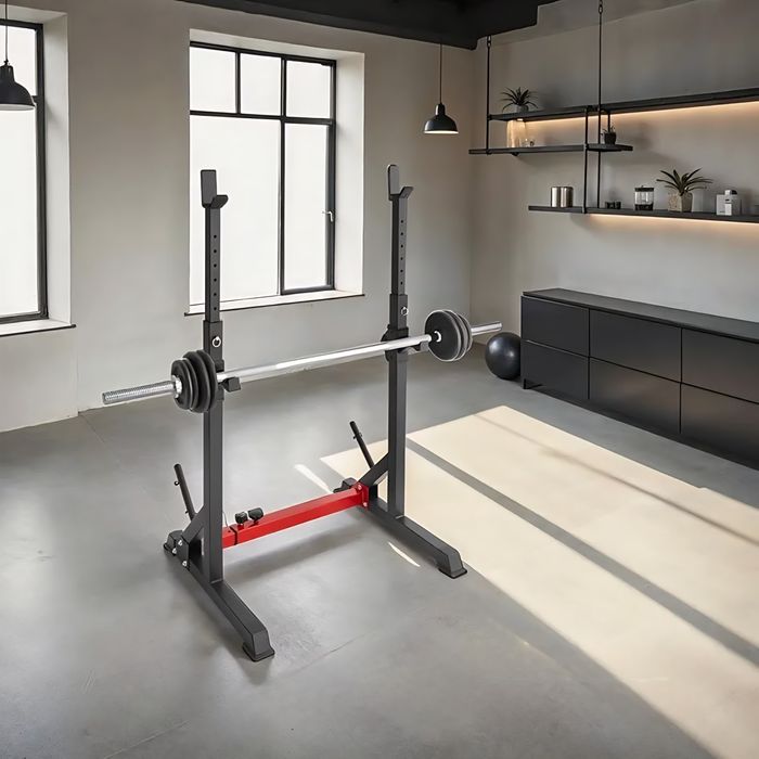 Rack suporte barra musculação