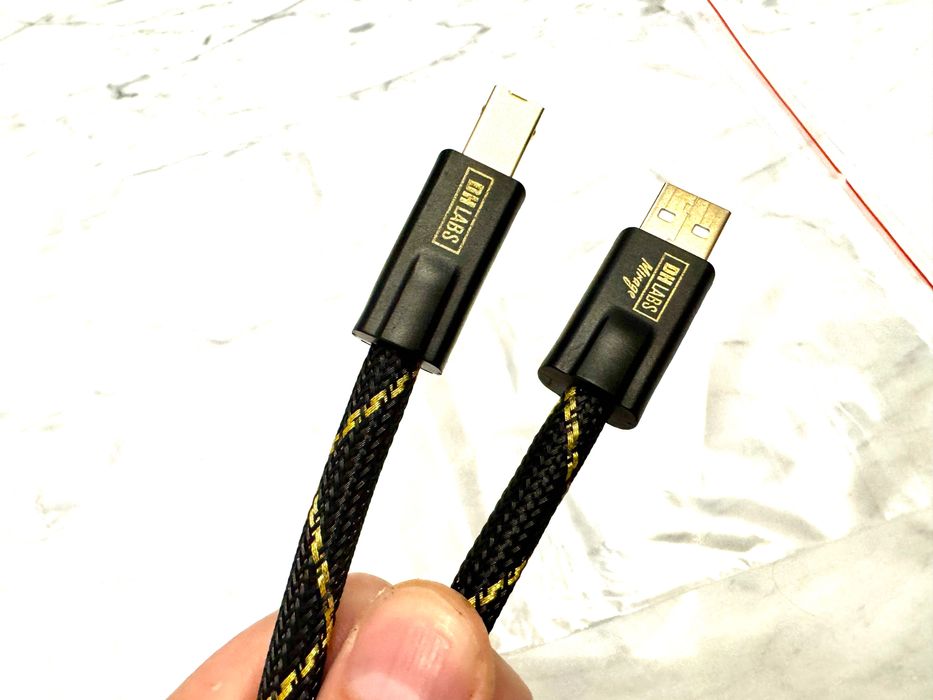 Kabel DH Labs MIRAGE USB 2m A-B Najwyższa Seria Srebro USA Audio HiEnd