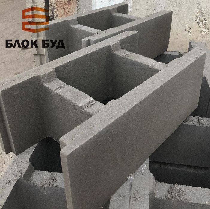 Блок опалубковий (опалубочний, незнімна опалубка, фундаментний)