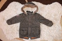 LITTLE ROCHA ocieplana parka na zimę KHAKI rozm. 98