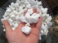 Śnieżnobiały Grys Thassos Mieniący się w słońcu 1000KG ŚLĄSK