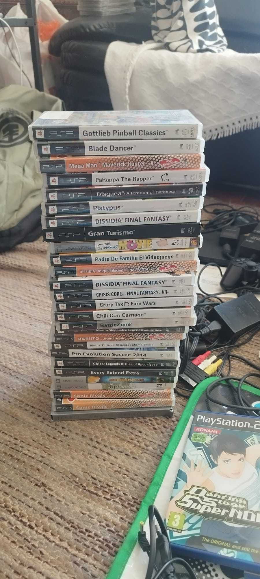 lote consolas playstation, dreamcast e psp