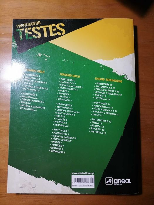 Livro de Preparar teste 10- Fisico- quimica A - Areal