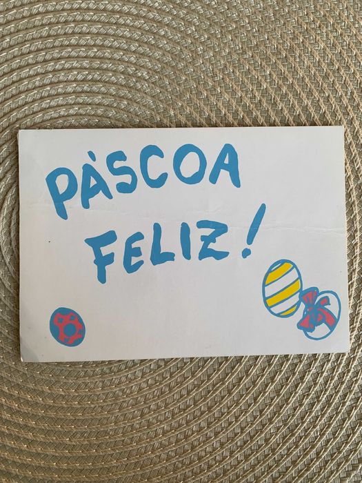 Postais religiosos e de Natal antigos vintage dos anos 70 / 80