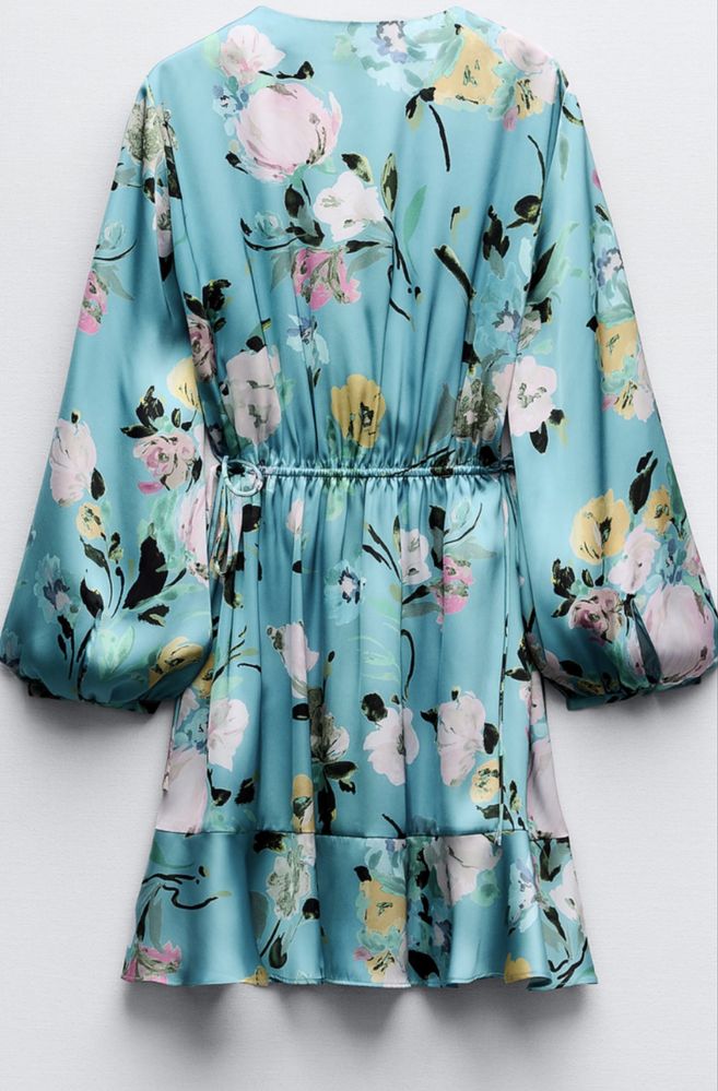 Нова сукня Zara, сатинова сукня, стильна сукня Zara