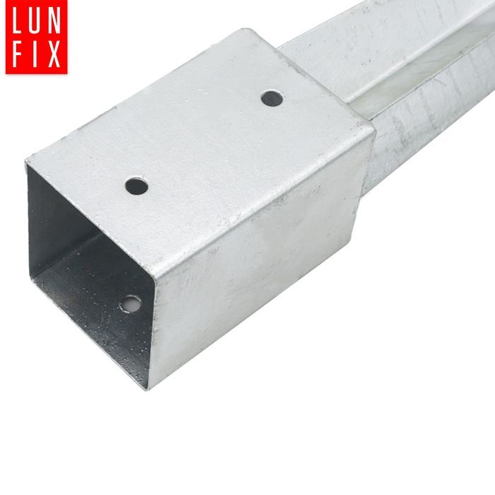 Podstawa słupa wbijana, kotwa do gruntu 90x90x1.8 750mm