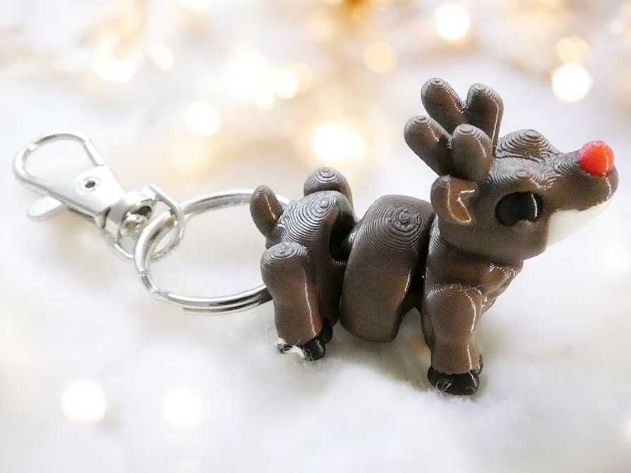 Świąteczny Brelok Renifer Multivers3D