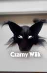 Maska terian Czarny Wilk