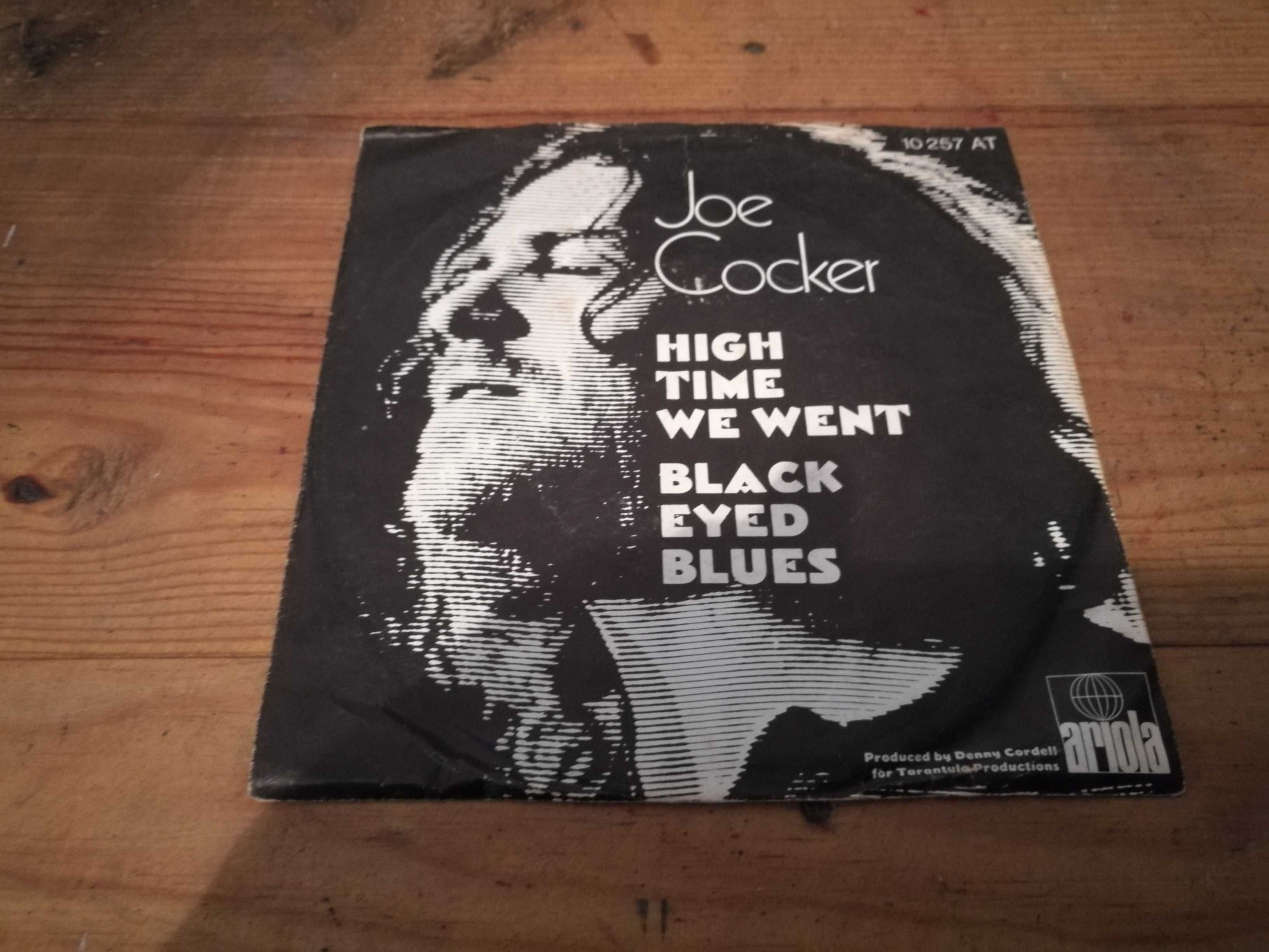 JOE COCKER-High Time We Went / Black Eyed Blues(EDIÇÃO ALEMÃ-71)SINGLE