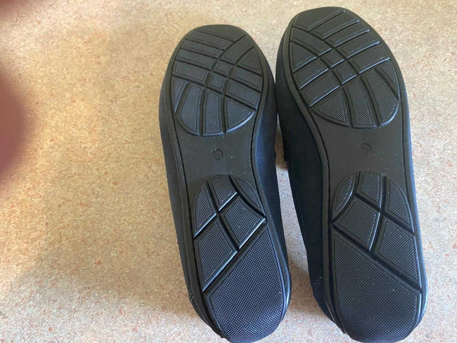Buty mokasyny skórzane męskie - rozmiar 44