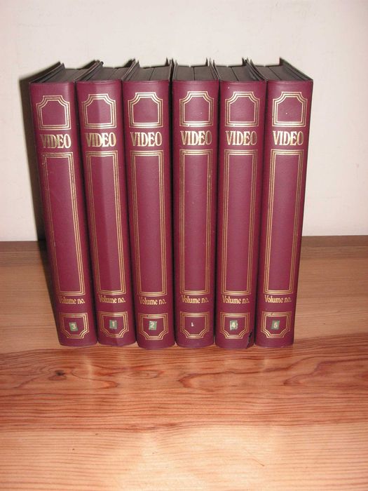 Caixas para Cassetes VHS ( Seis Novas )