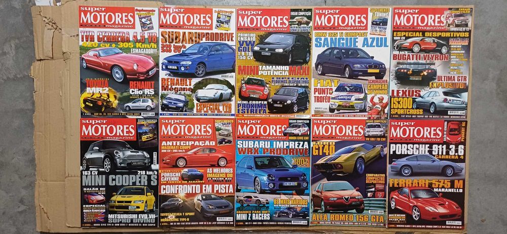 SUPER MOTORES revistas automóvel