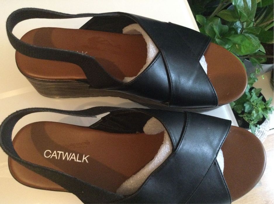 Sandały damskie na platformie Catwalk - rozmiar 40