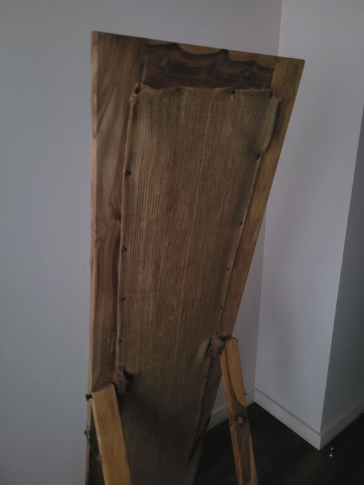 Lustro stojące w ramię drewianej Palisander Natural