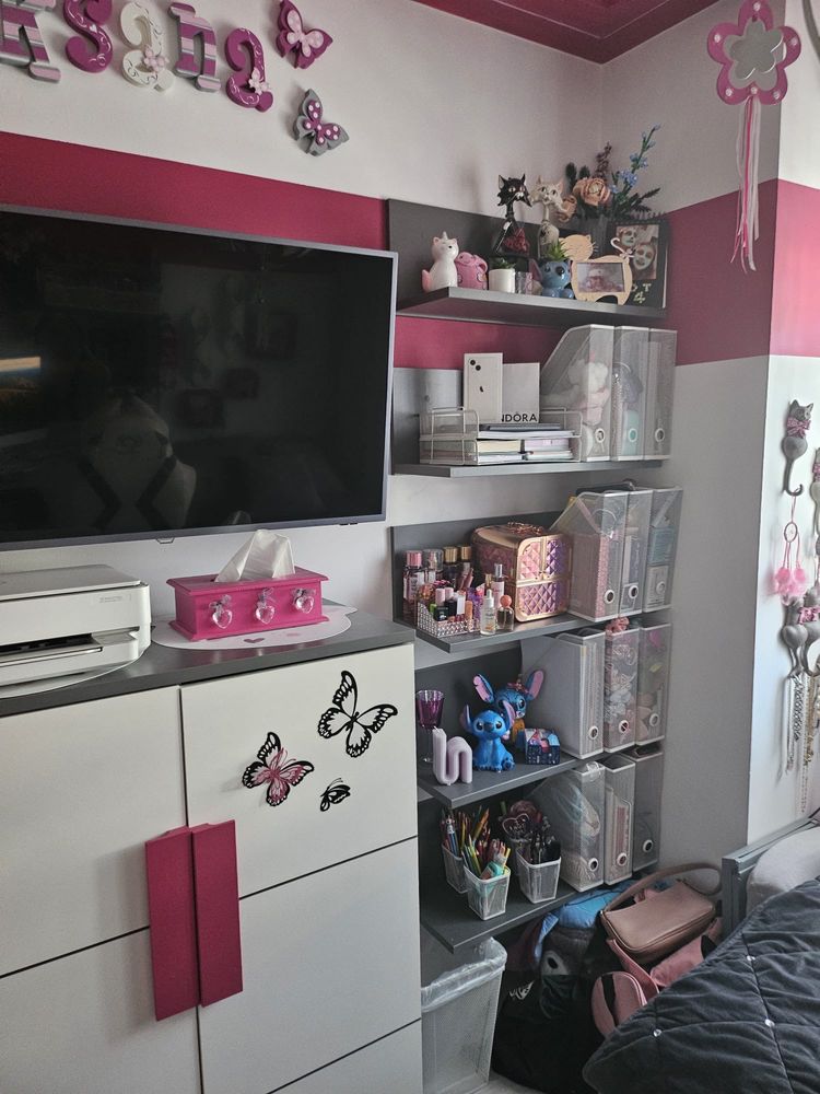Zestaw mebli libelle agata meble lóżko, biurko, rogowa szafa