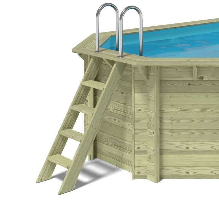 Basen ogrodowy drewniany Nemo 4,3x3 - H.1,18 m BAS7302OSPL