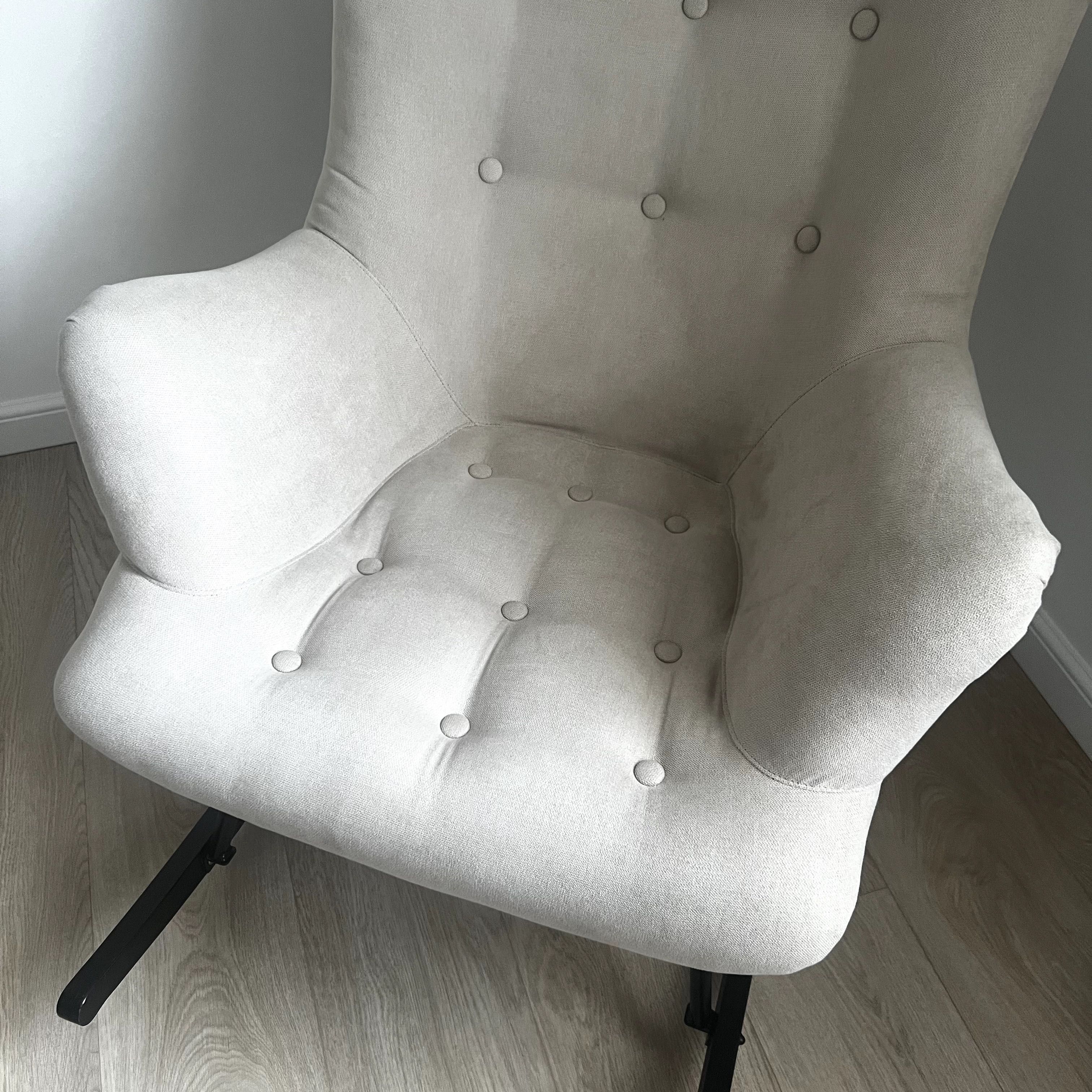 Fotel bujany astone jasny