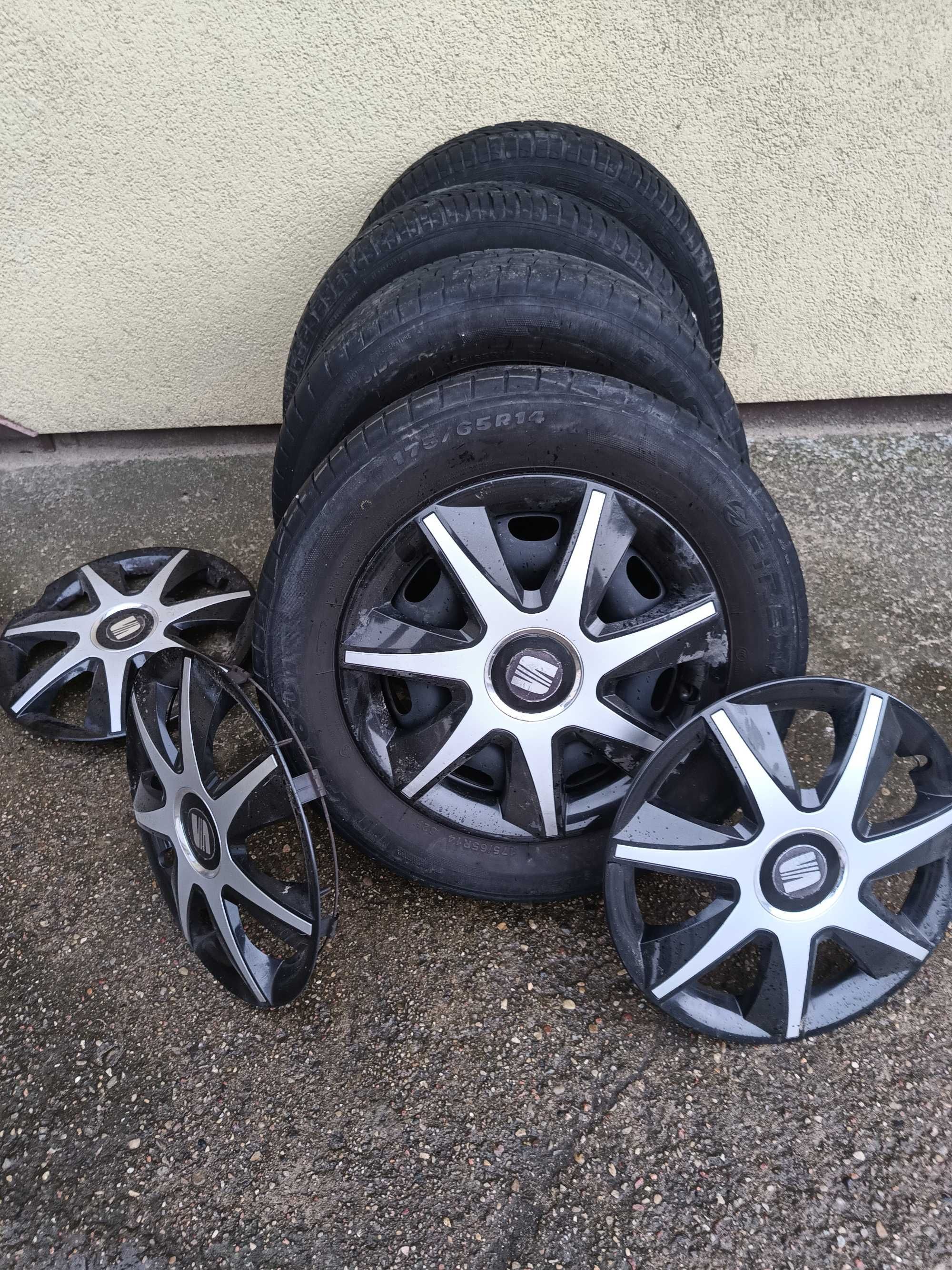 Opony koła 5 x 110 fabia Ibiza VW polo letnie komplet 175/65/14