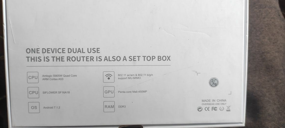 X96 Link — Android TV Box с роутером