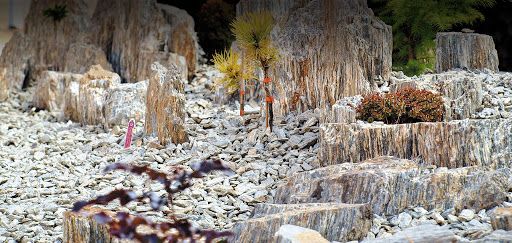 Kora Kamienna Grys ozdobny Gnejs Kostka Kamień dekoracyjne Bryły Głazy