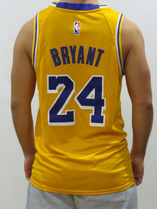 Jersey NBA Kobe Bryant | Lakers Amarela | Swingman NOVA | Tamanho M