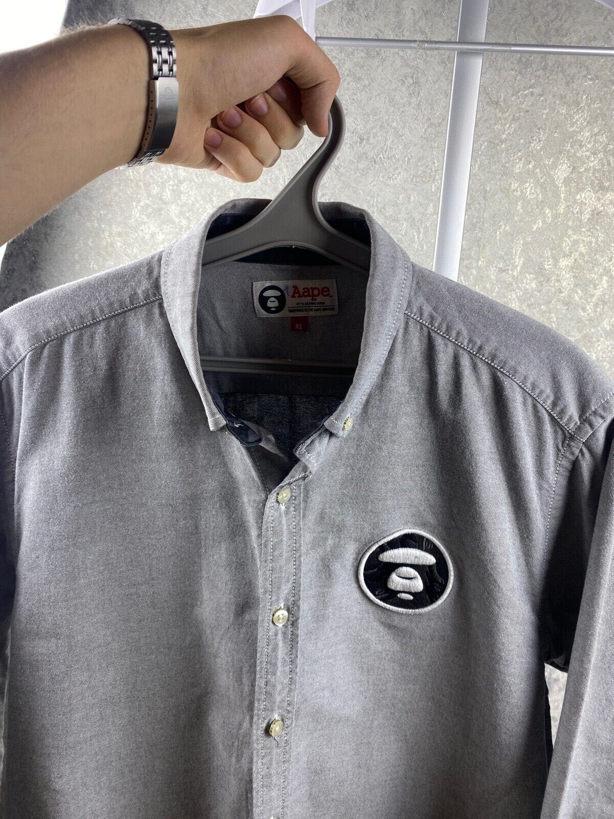 Мужская рубашка AAPE (A Bathing Ape/ Bape) XL