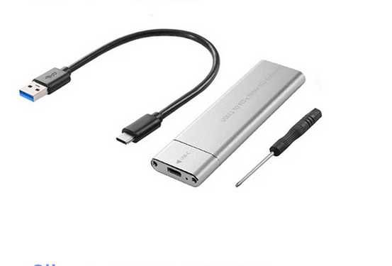 NOWA! Obudowa kieszeń adpter dysku SSD M.2 M2 SATA UASP USB-C