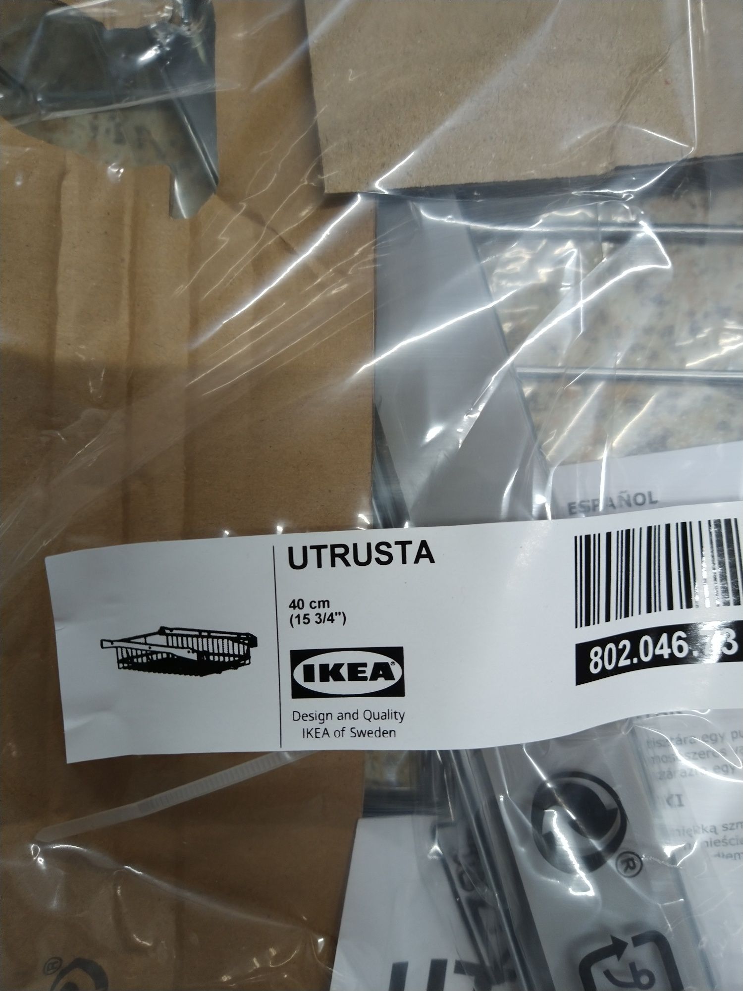 Cesto / Gaveta Metal Utrusta x3