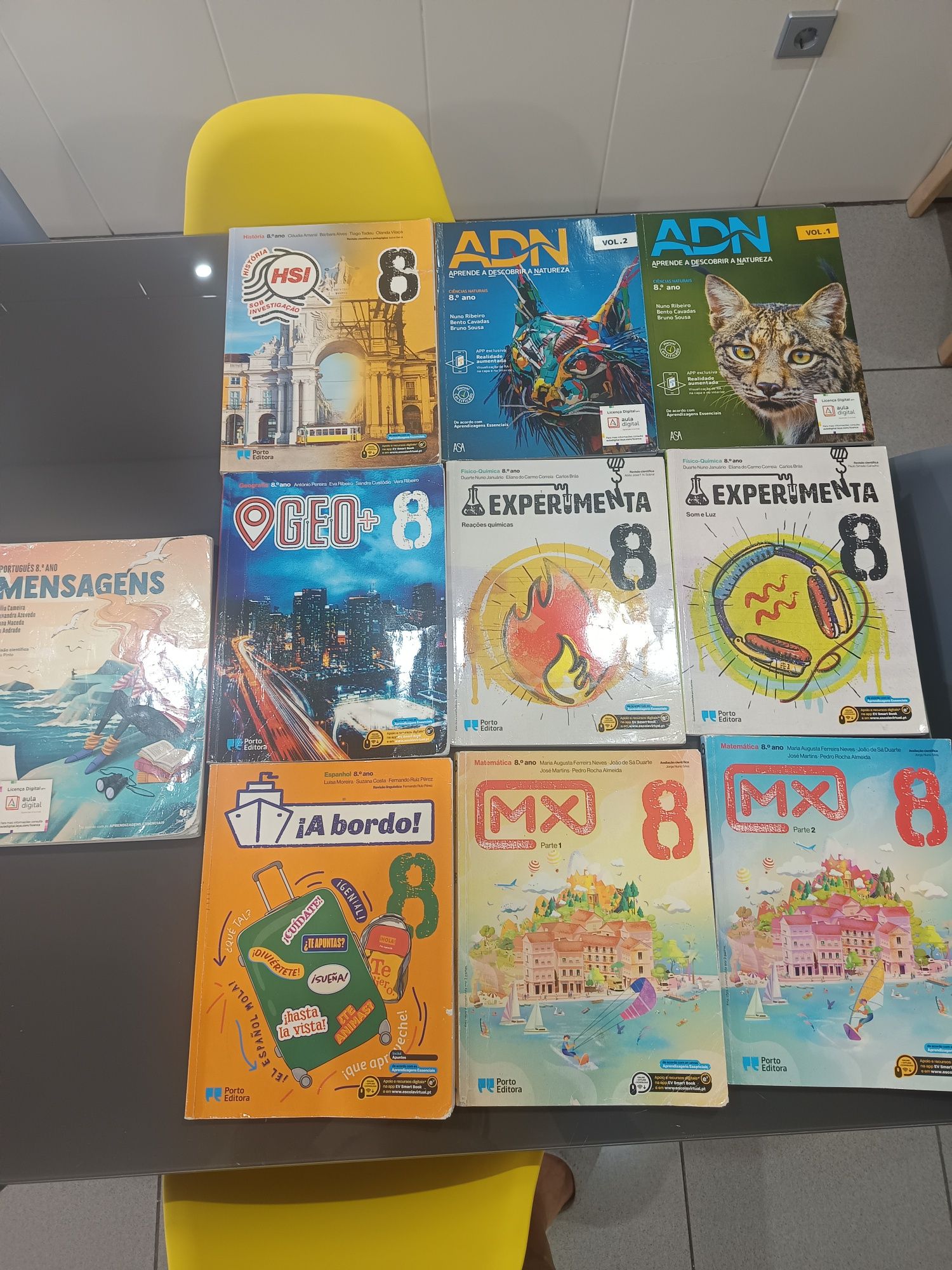 Manuais escolares 8.ano