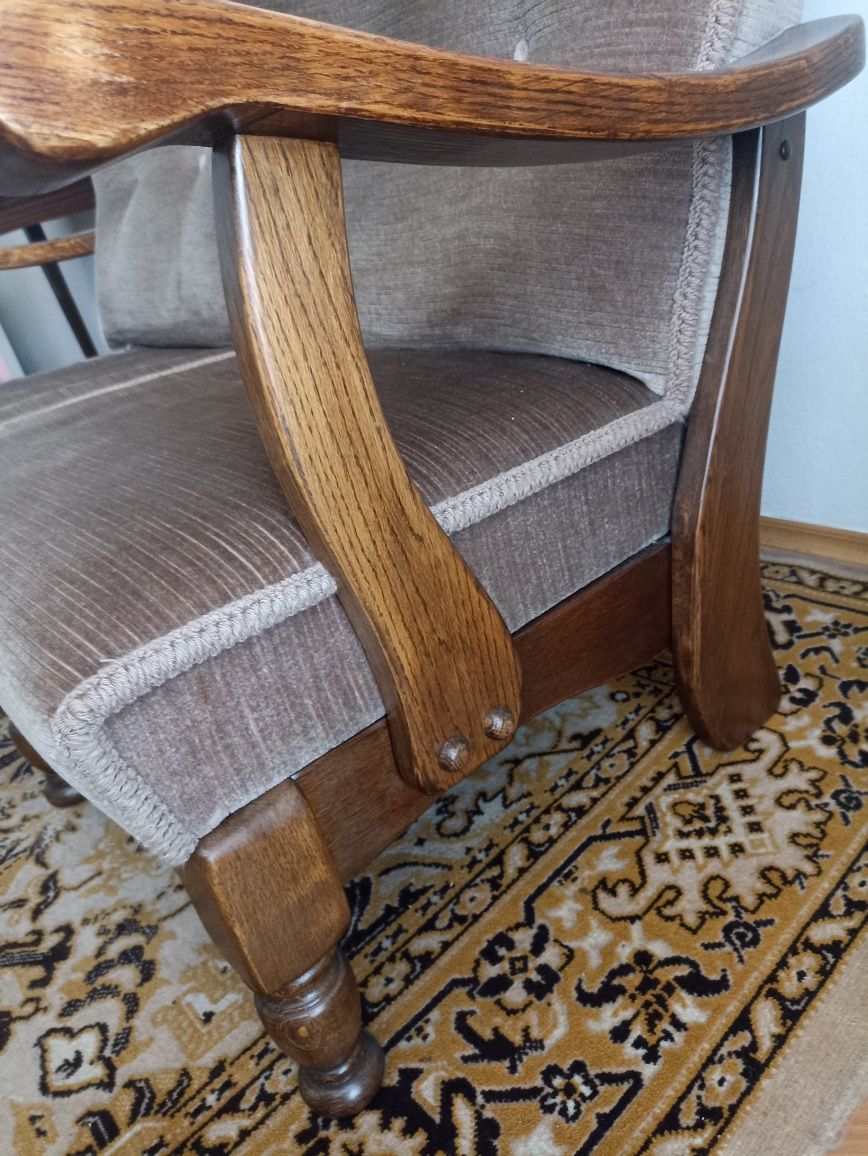 Sofa drewniana 2 osobowa