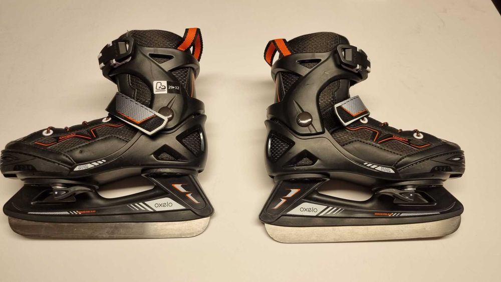 Łyżwy chłopięce - regulowane 29 do 32 - jak nowe, OXELO