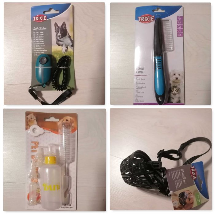 Acessórios e brinquedos para cão NOVOS