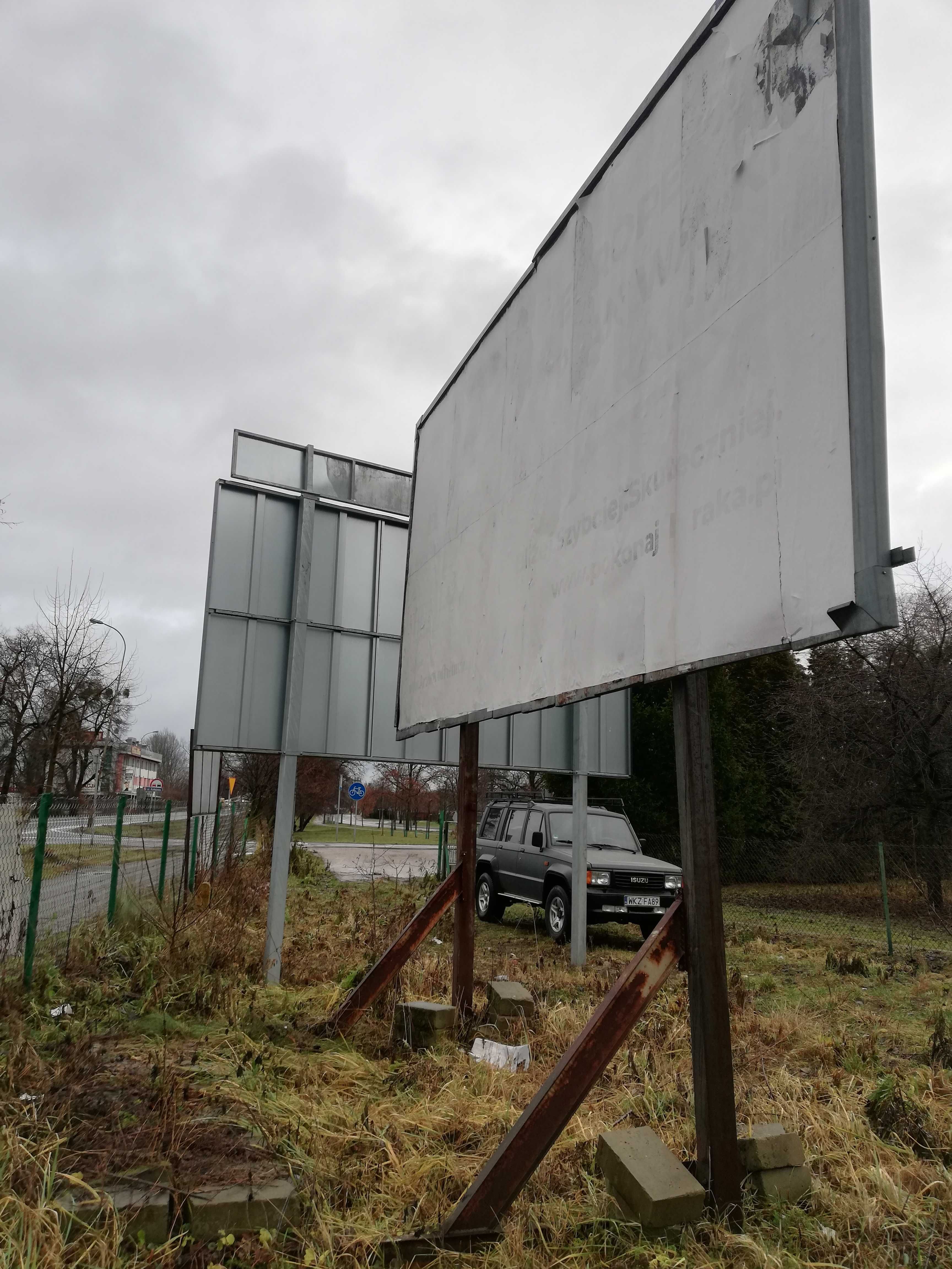 bilbord reklamowy duży solidny prefabrykowany 3x6m okazja tanio