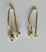 kolczyki złote 14k 585 1,02g