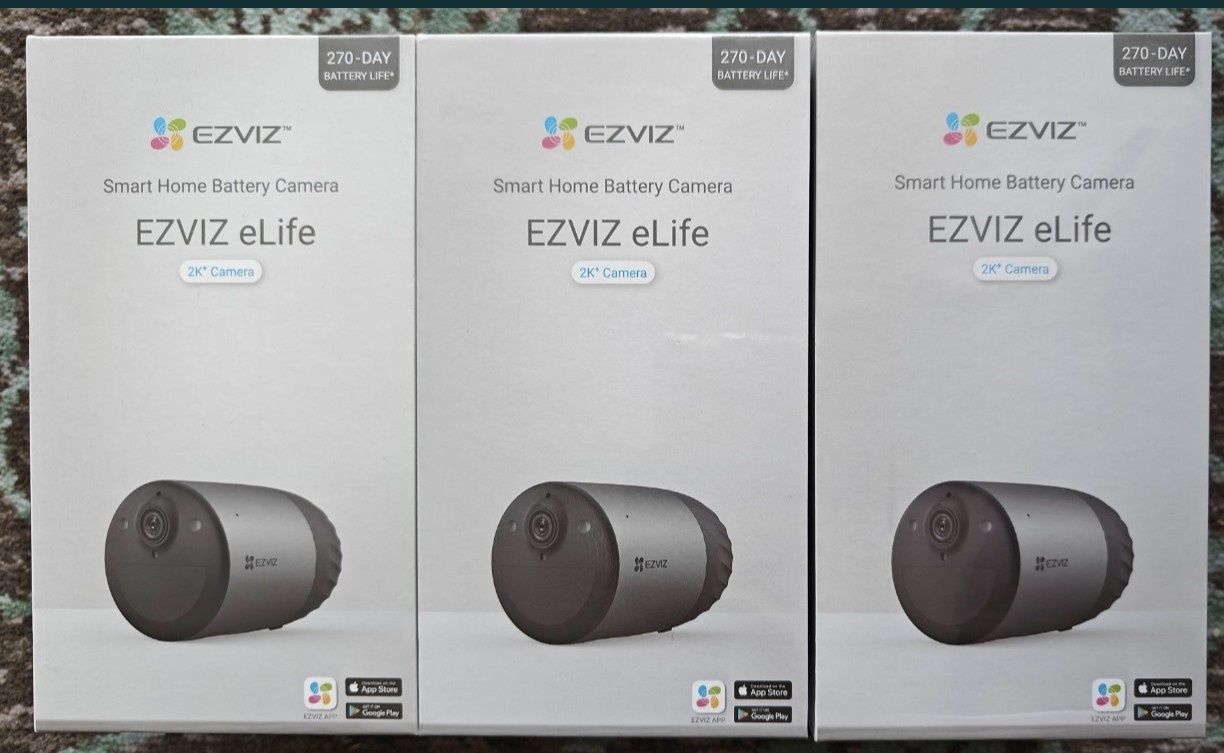 Inteligentna kamera domowa EZVIZ eLife 2K+ (CS-BC1C-A0-2C4WPBDL) – aku