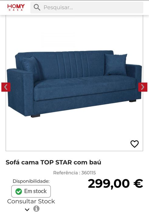 Sofá cama Homy Casa