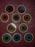 10 naklejek handmade
