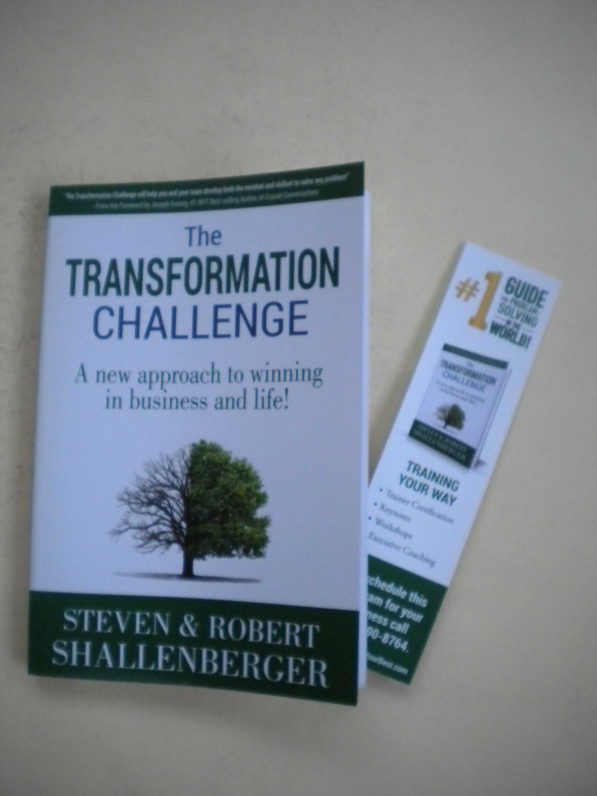 The Transformation Challenge
de Steven & Robert Shallenberger