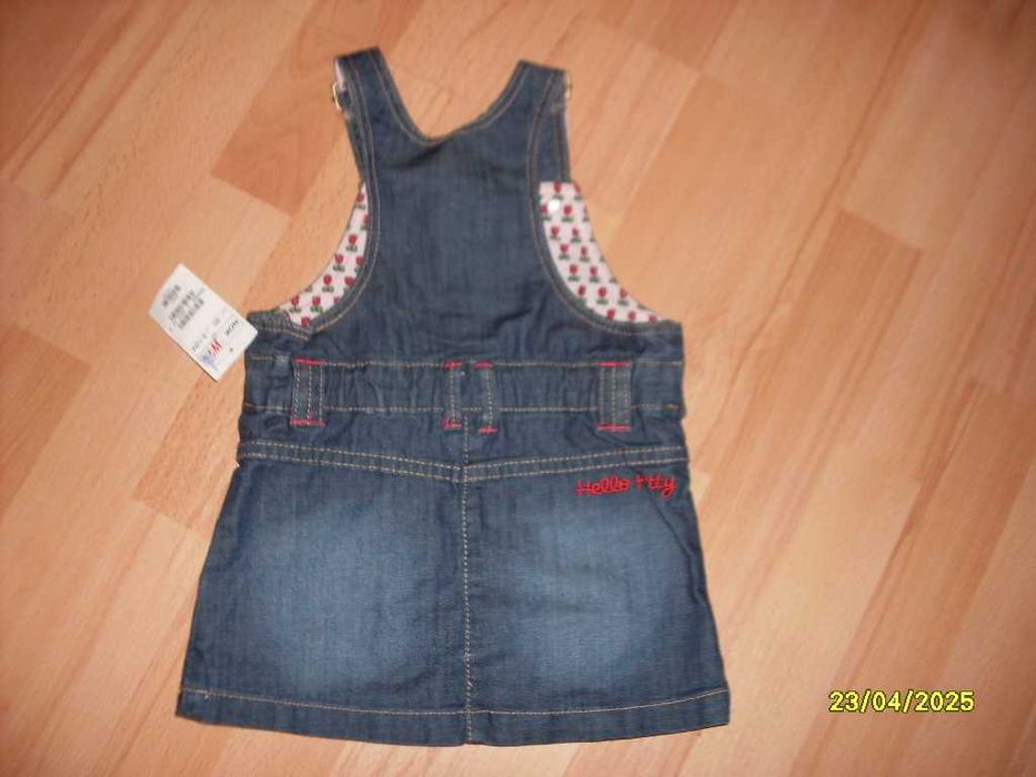 spódniczka hello kity jeansowa 74 nowa z metką