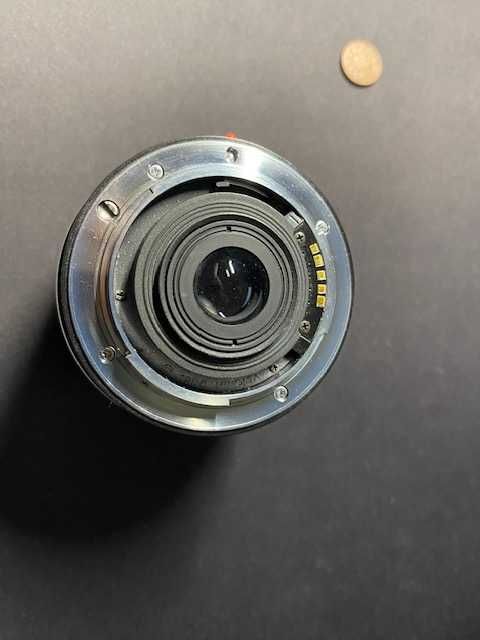 Objetivas Minolta retiradas de uma câmara Minolta 5700i