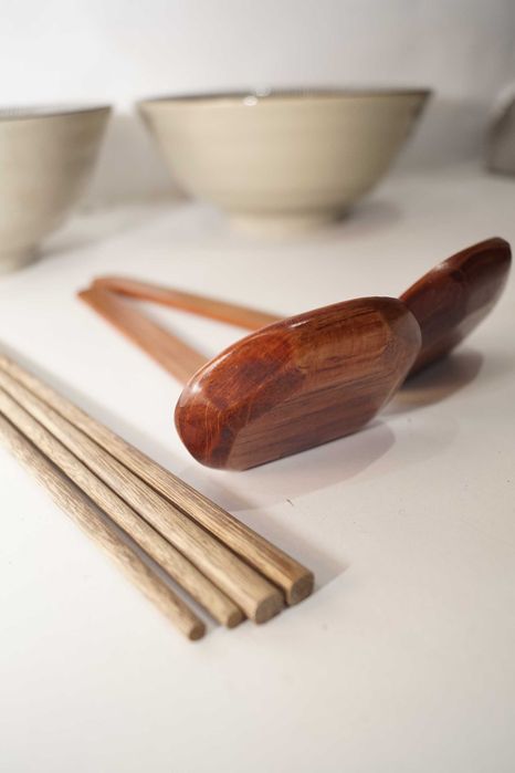 2X japońska ceramiczna miska Ramen miski do ramenu pałeczki łyżki