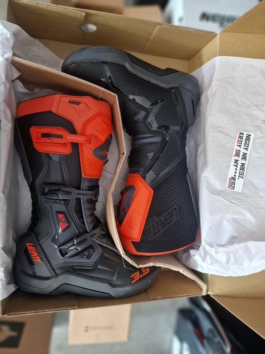Buty offroad LEATT 3.5 ORANGE rozmiary  - 42, 43, 44.5, 47 !gratisy!