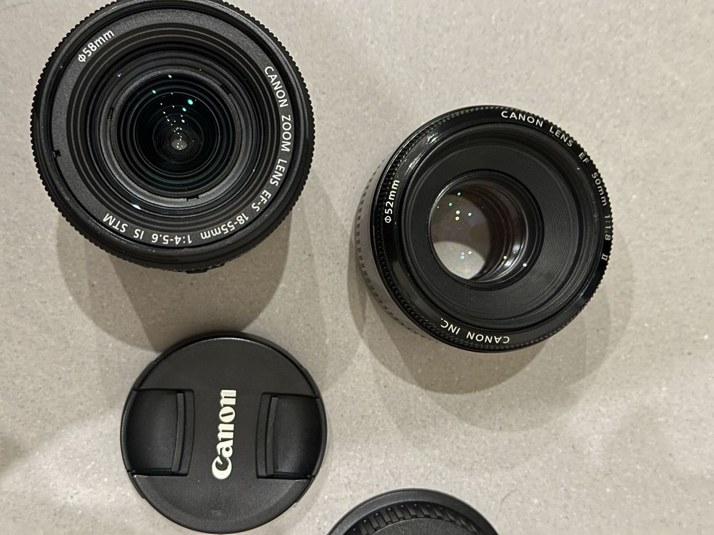 Canon 77d + 2 obiektywy