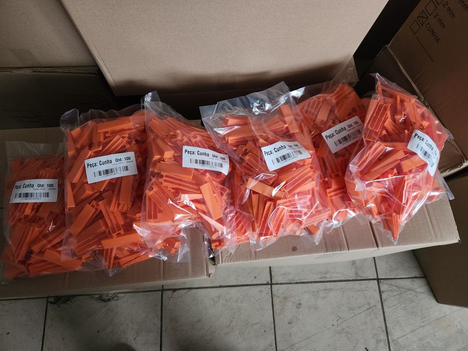 250unidades Espaçadores niveladores  e cunhas