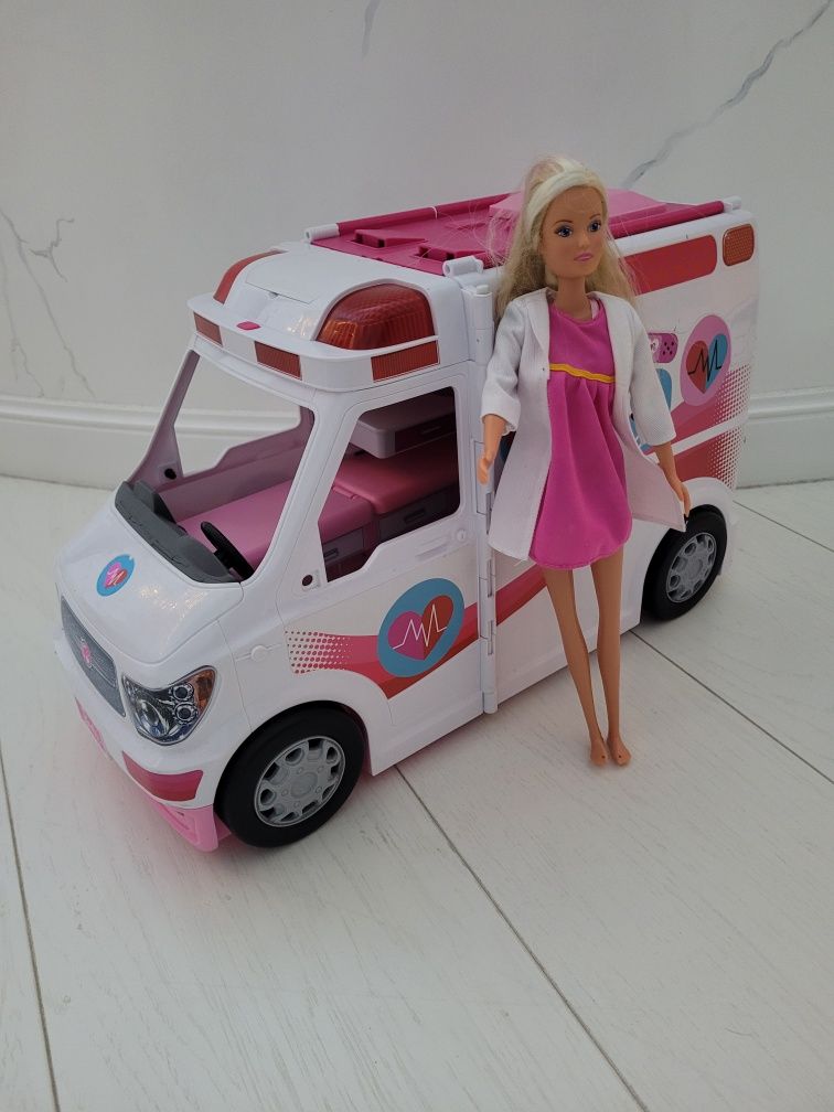 Karetka dla lalki barbie