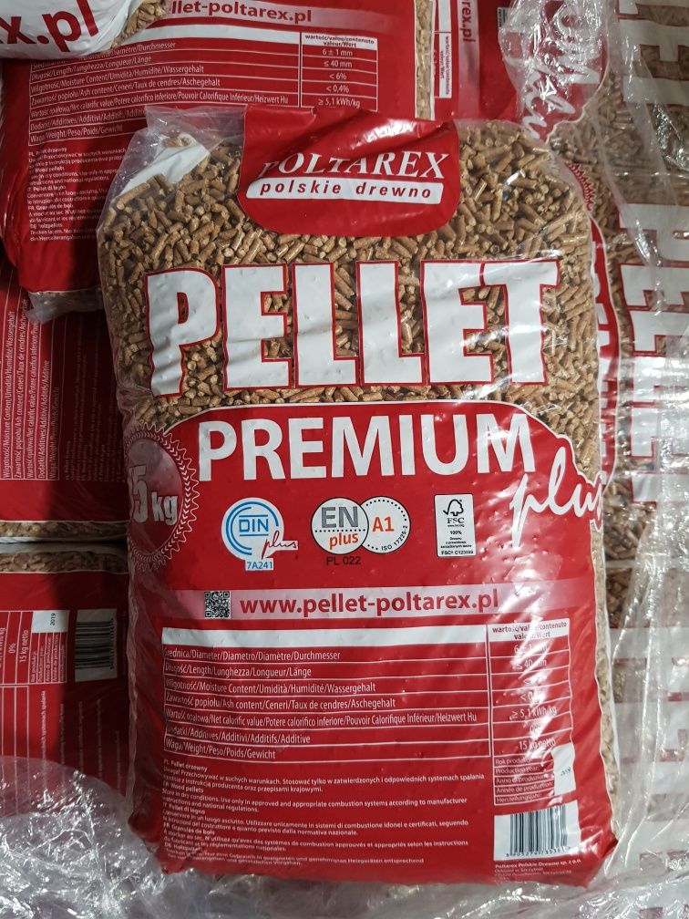 Pellet drzewny poltarex premium 990kg dostawa winda